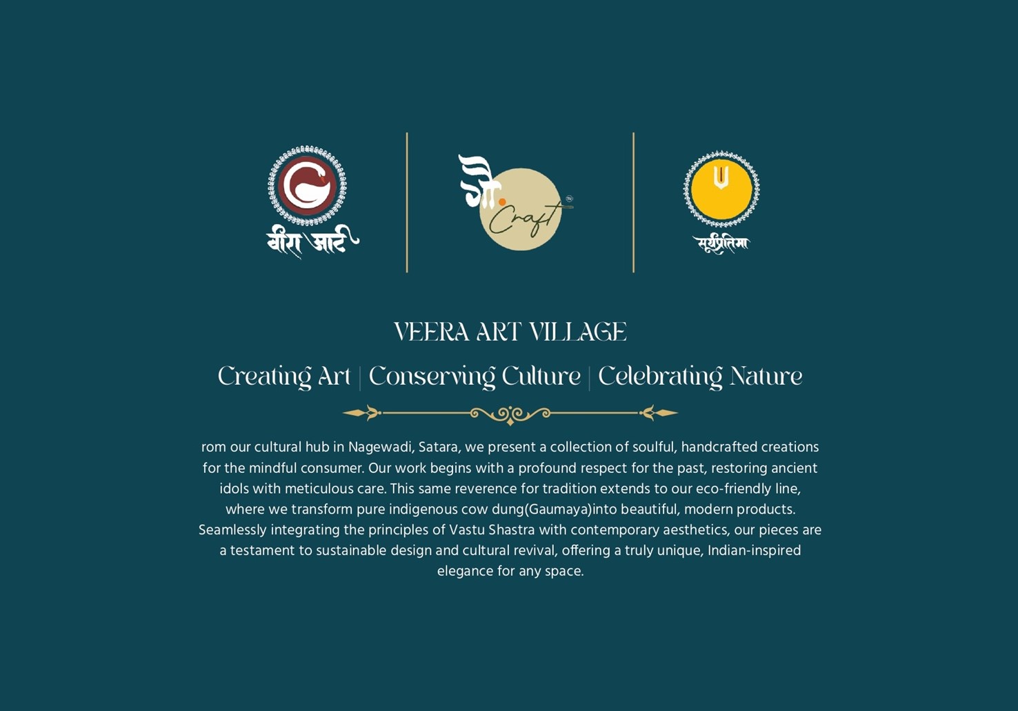 Veera Art Village Banner