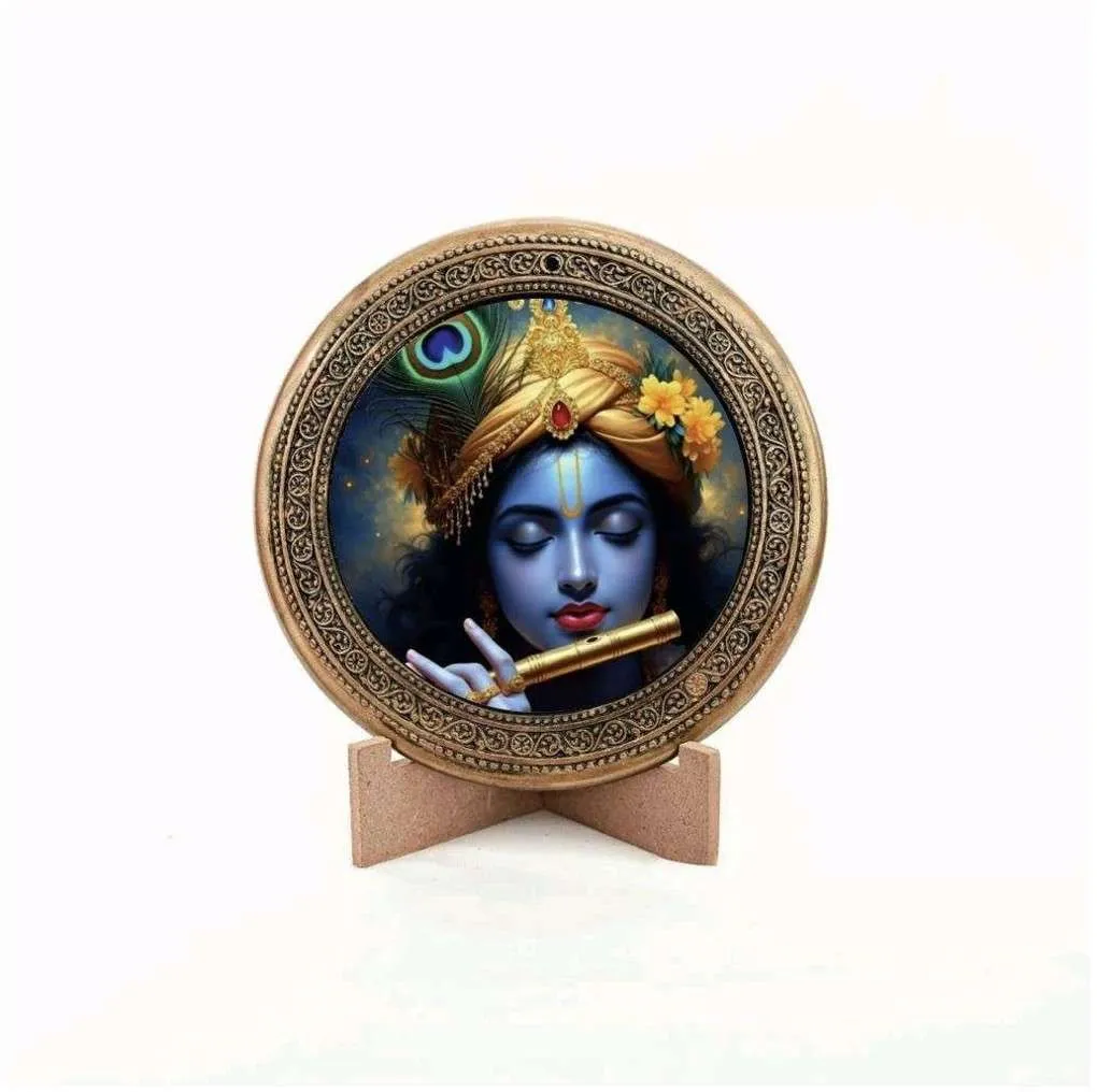 Krishna Divine Essence Medallion Gaumaya