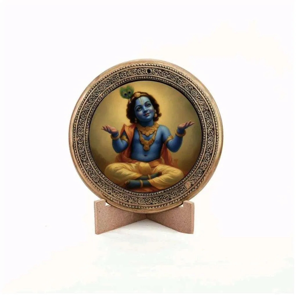 Krishna Divine Essence Medallion Gaumaya