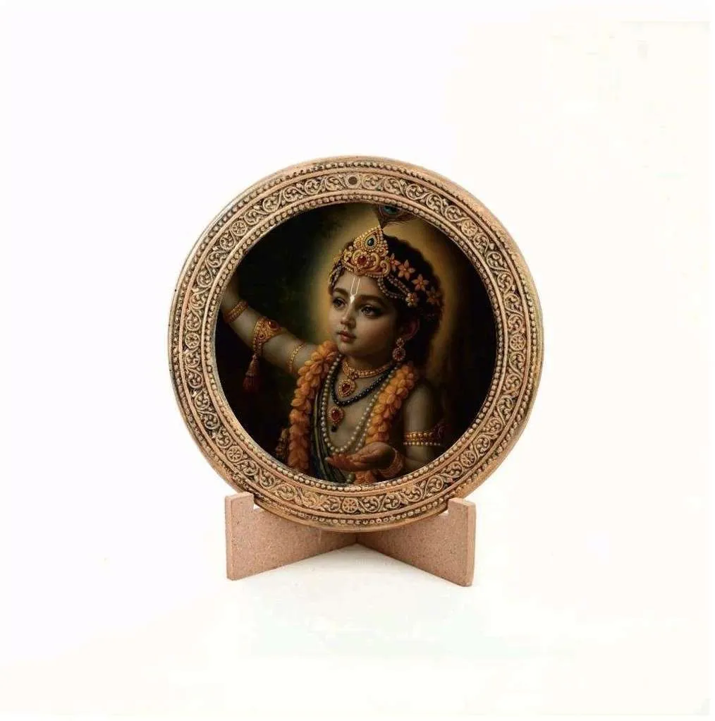 Krishna Divine Essence Medallion Gaumaya