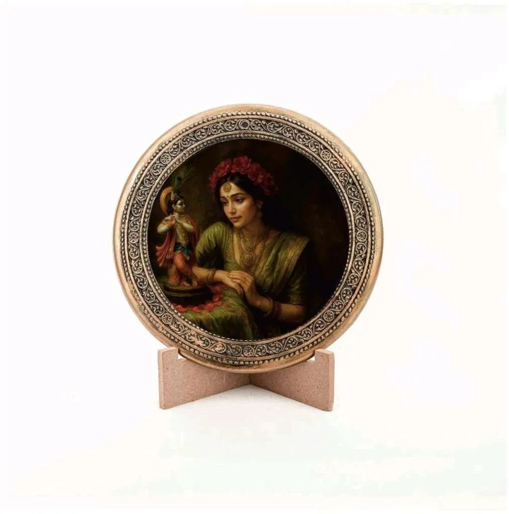 Radha Krishna Divine Essence Medallion Gaumaya