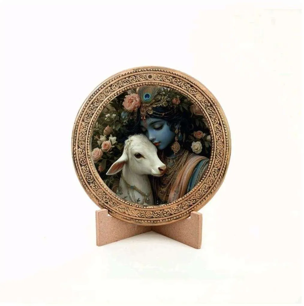 Krishna Divine Essence Medallion Gaumaya