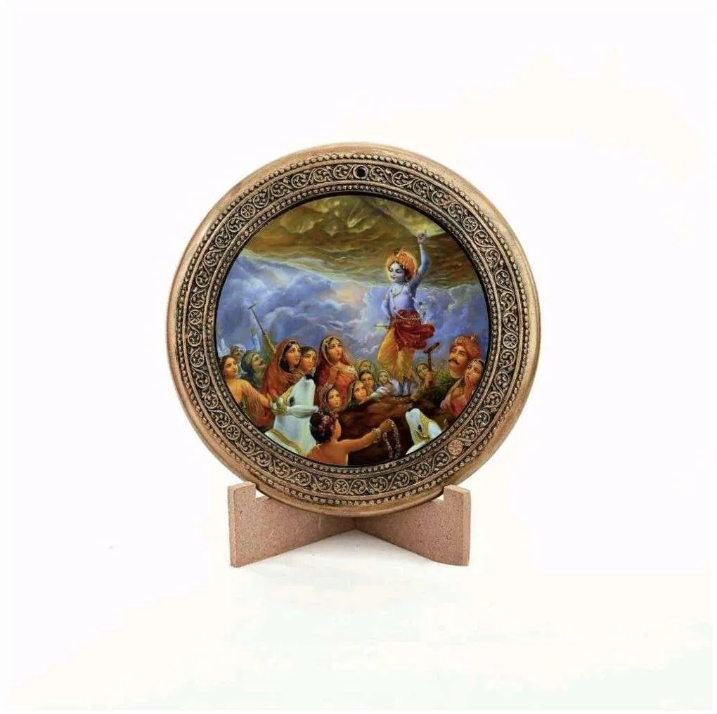 Krishna Divine Essence Medallion Gaumaya