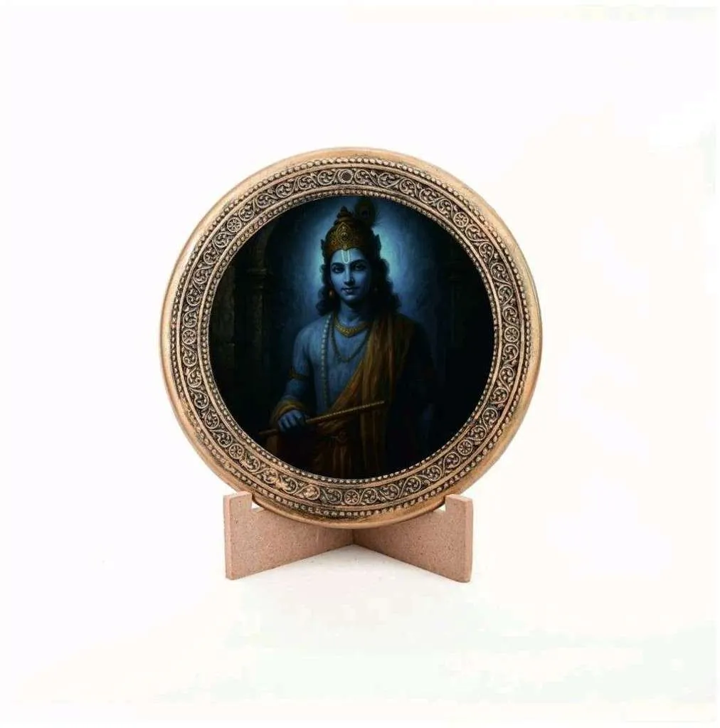 Krishna Divine Essence Medallion Gaumaya