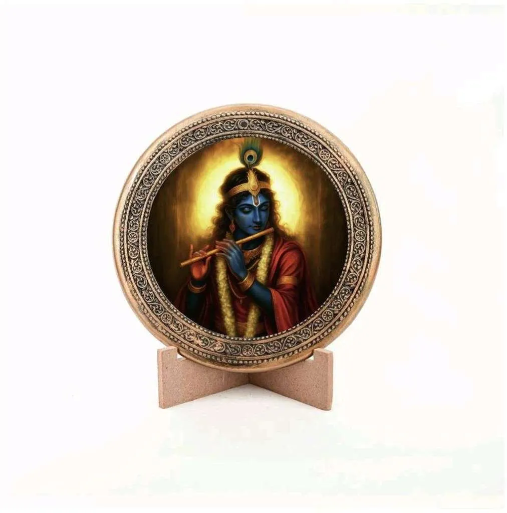 Krishna Divine Essence Medallion Gaumaya