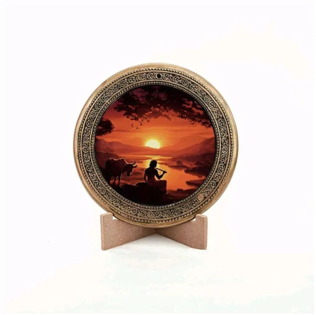 Krishna Divine Essence Medallion Gaumaya