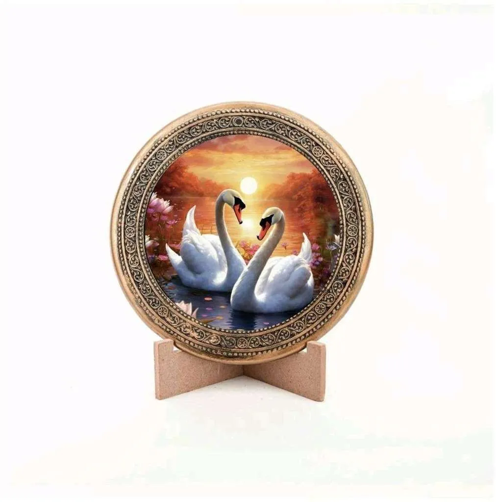 Hamsa — Sunset Serenade Gaumaya Nature Medallion