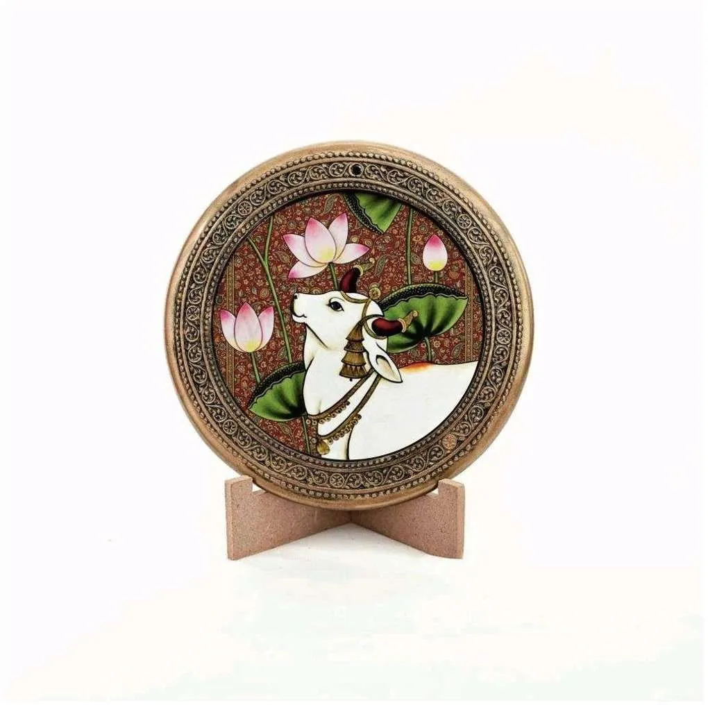 Gau Mata — Crimson Gaumaya Nature Medallion