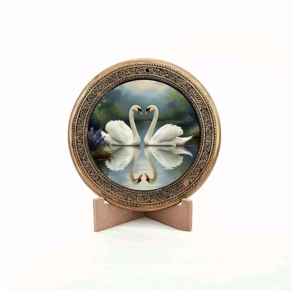 Hamsa — Misty Reflection Gaumaya Nature Medallion