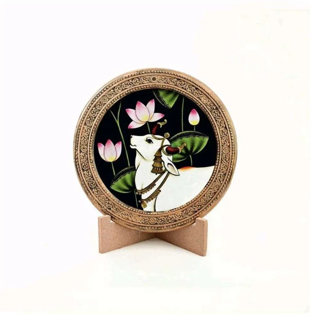 Gau Mata — Midnight Gaumaya Nature Medallion