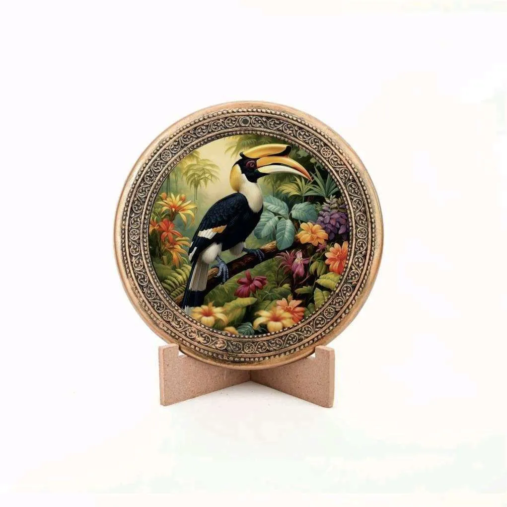 Vana Pakshi — Forest Hornbill Gaumaya Nature Medallion