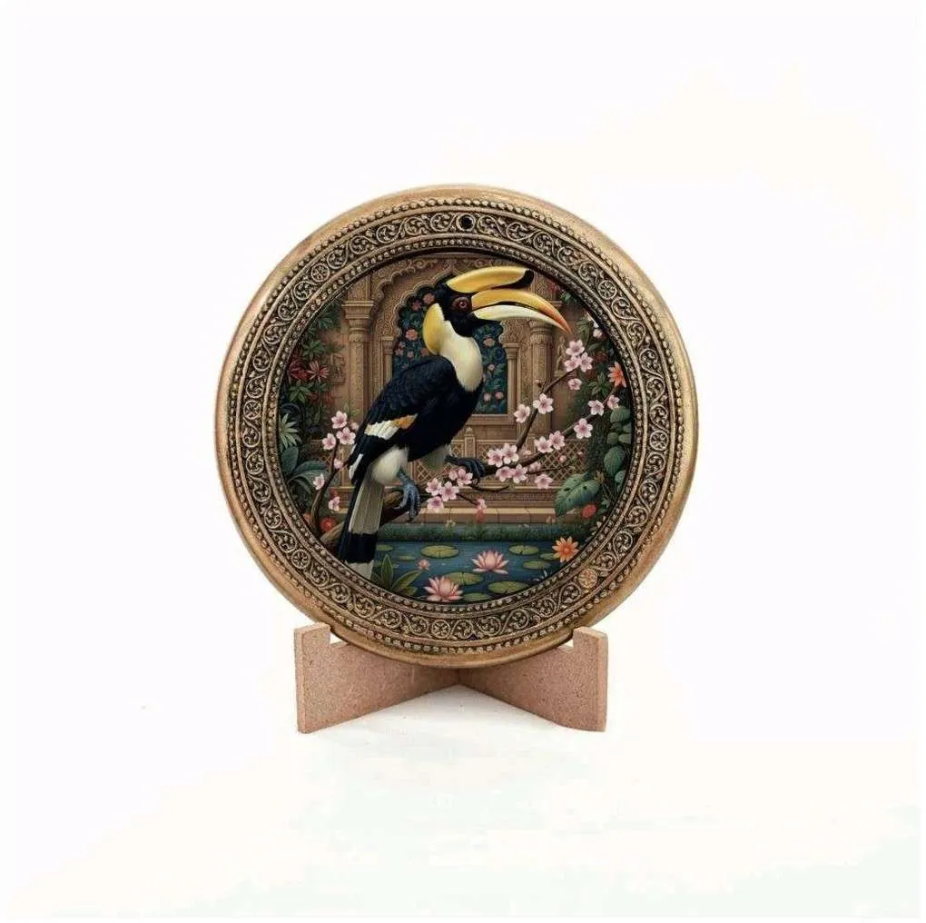 Pushpa Pakshi — Lotus Hornbill Gaumaya Nature Medallion