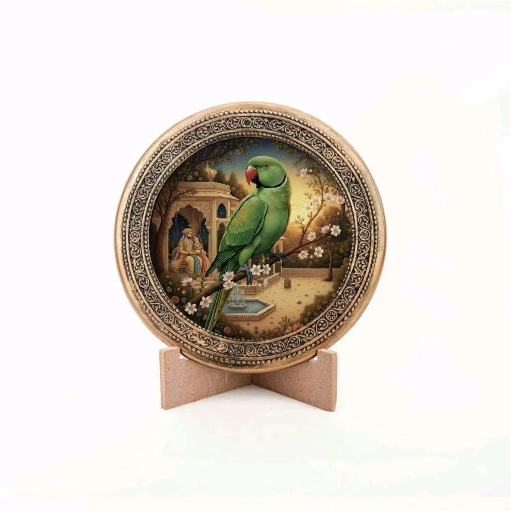 Shuka — The Wisdom Parrot Gaumaya Nature Medallion