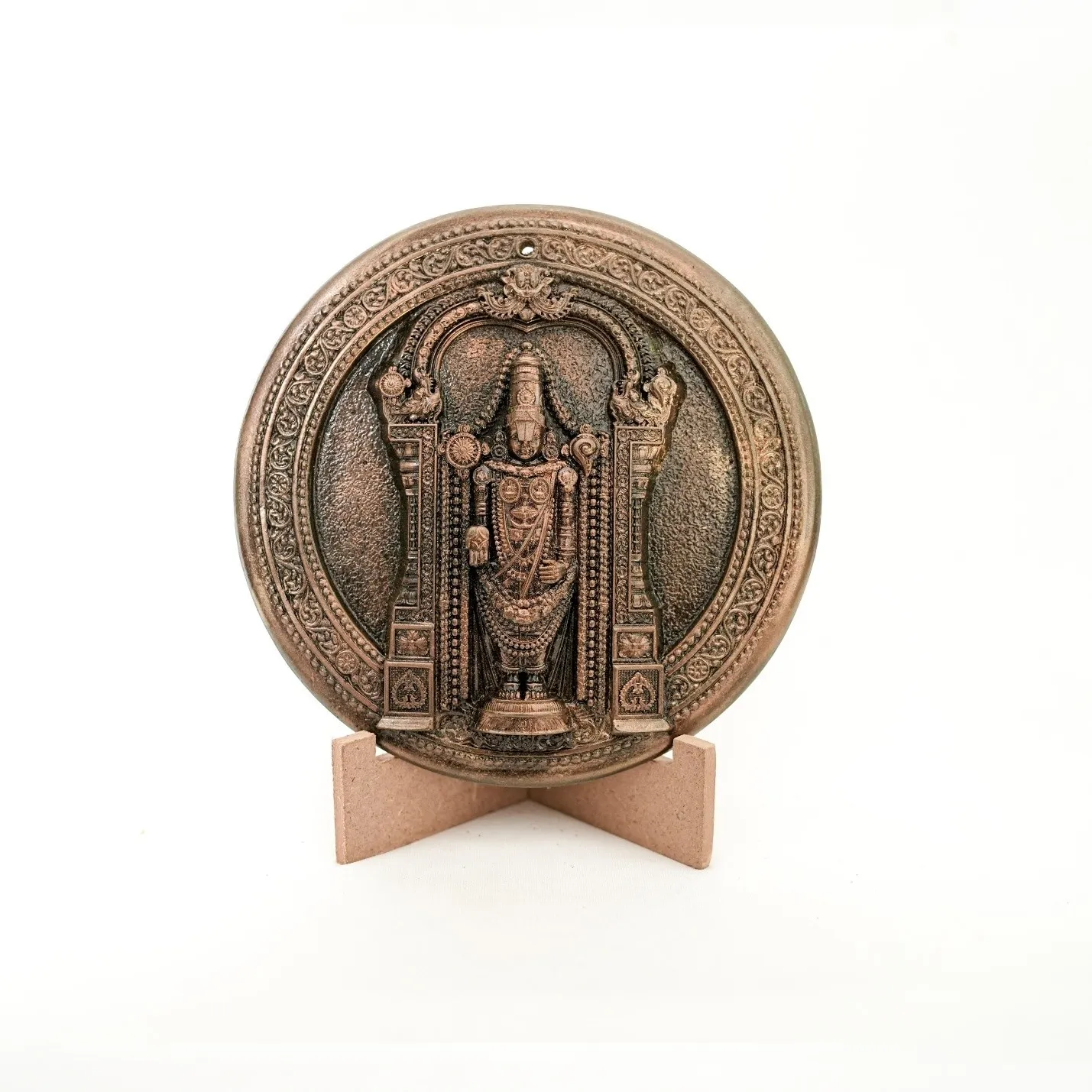 Lord Venkateswara — Tirupati Balaji Gaumaya Art Plaque